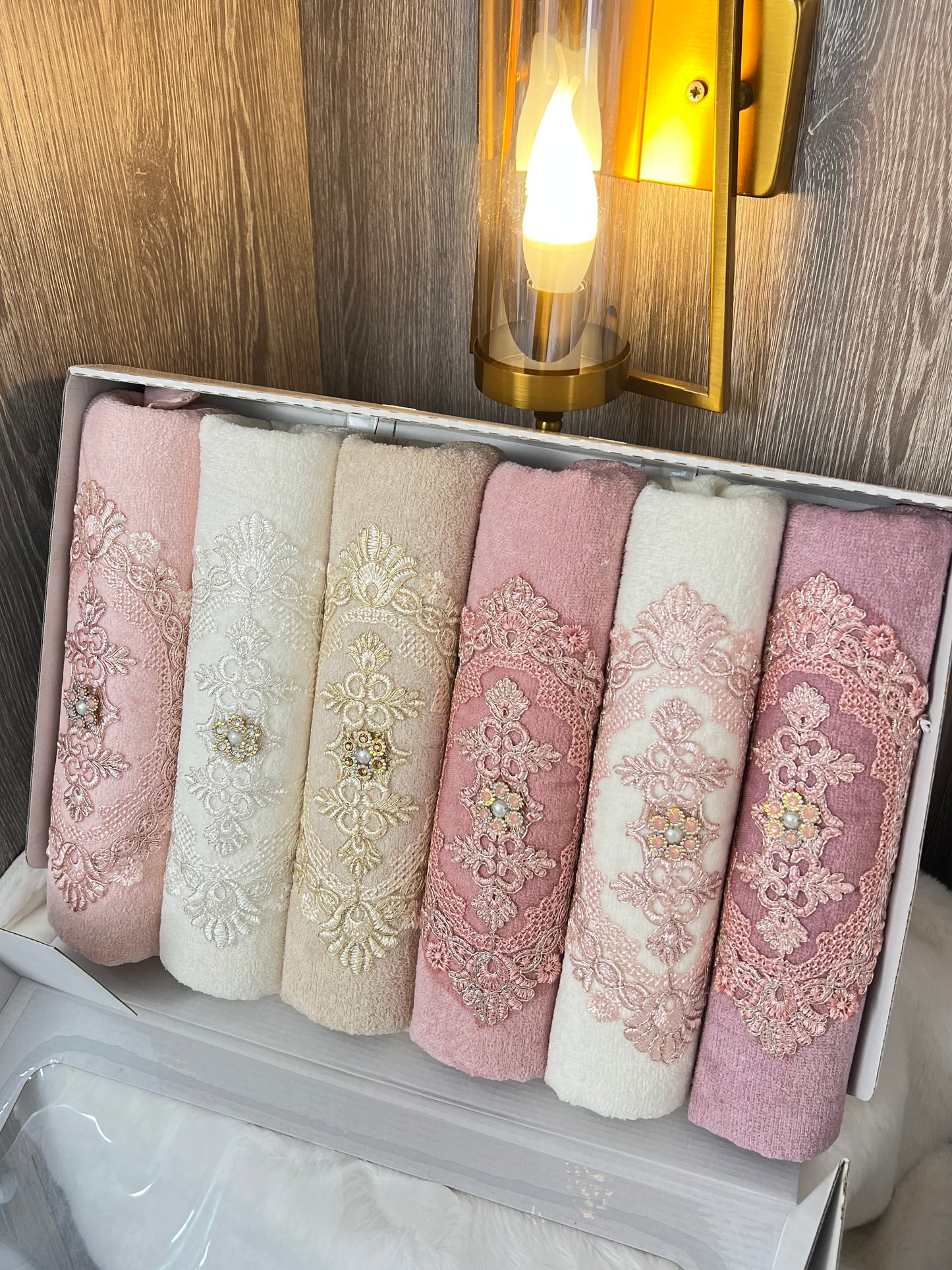 Serviette à fleur
