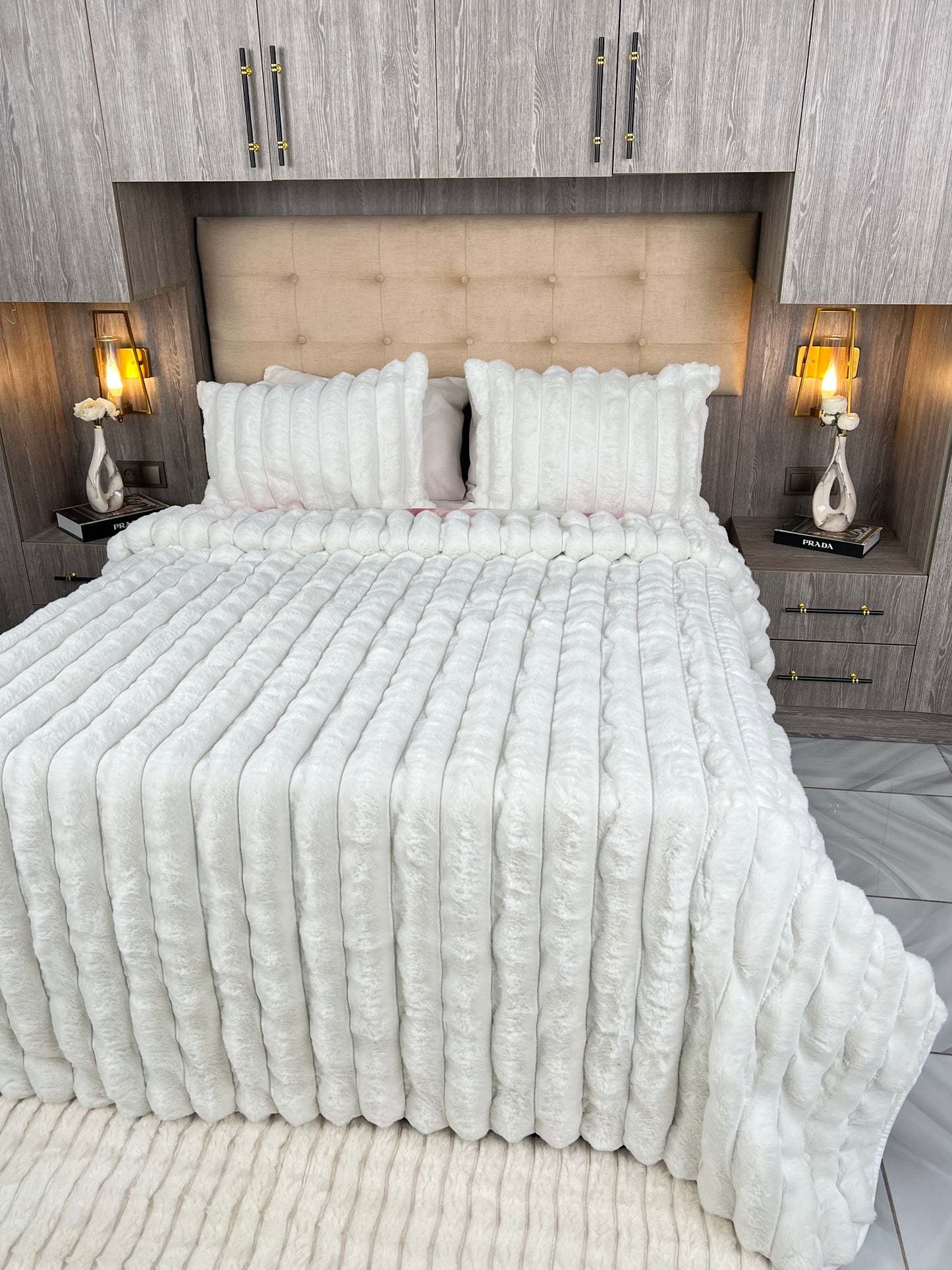 Couvre lit sydra double face