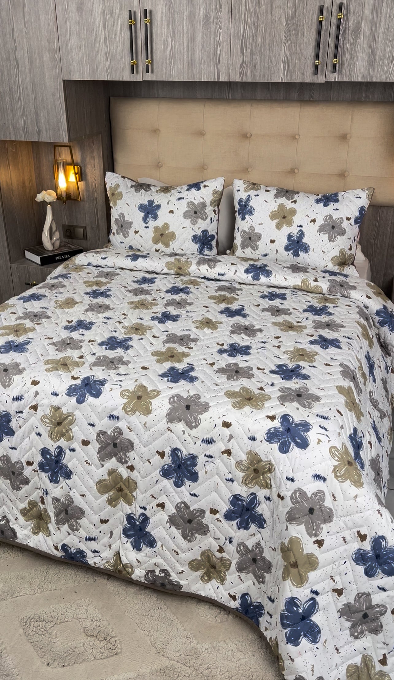Couvre lit matelassé