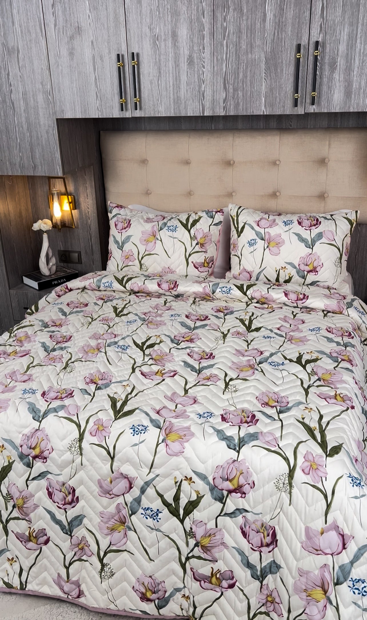 Couvre lit matelassé