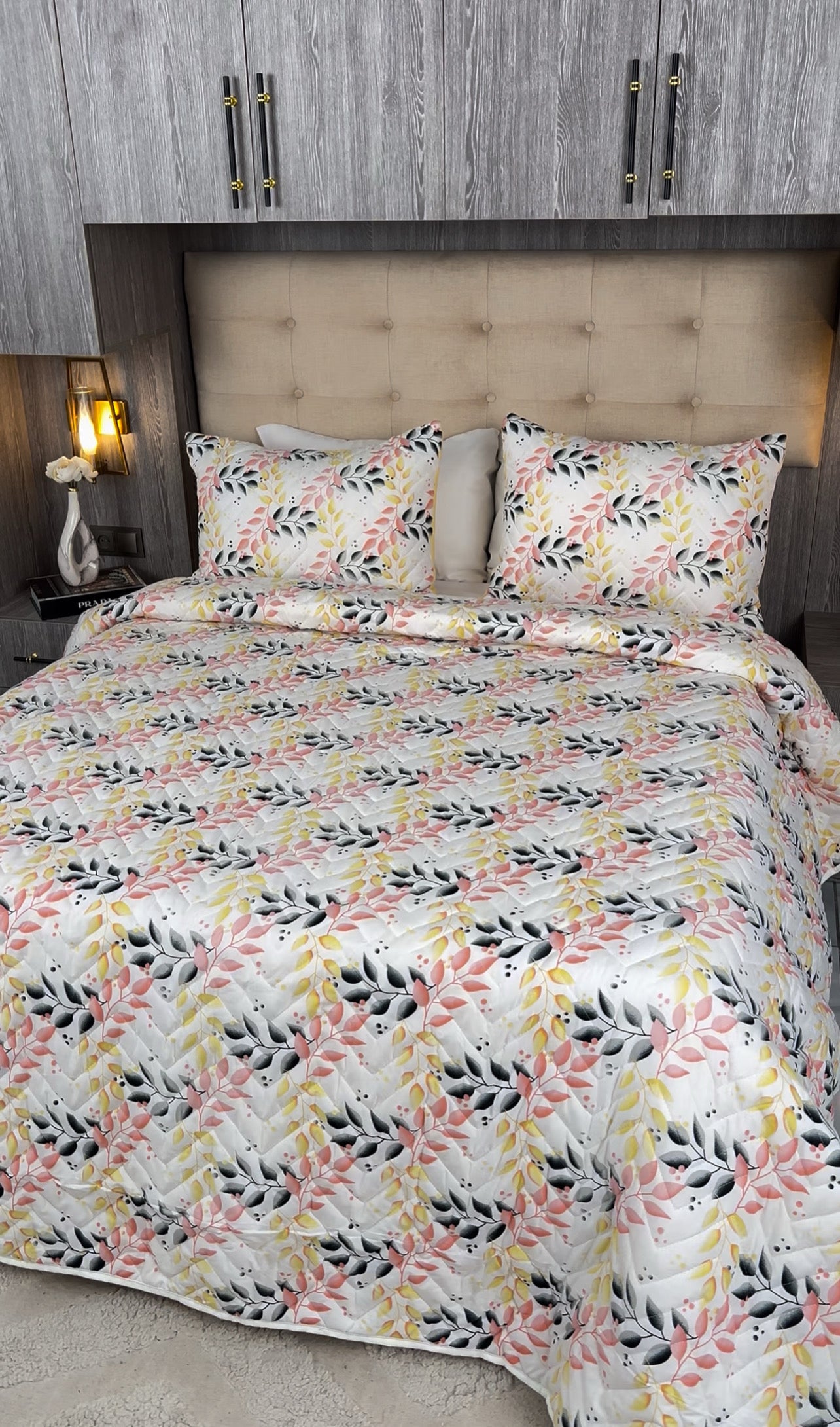 Couvre lit matelassé
