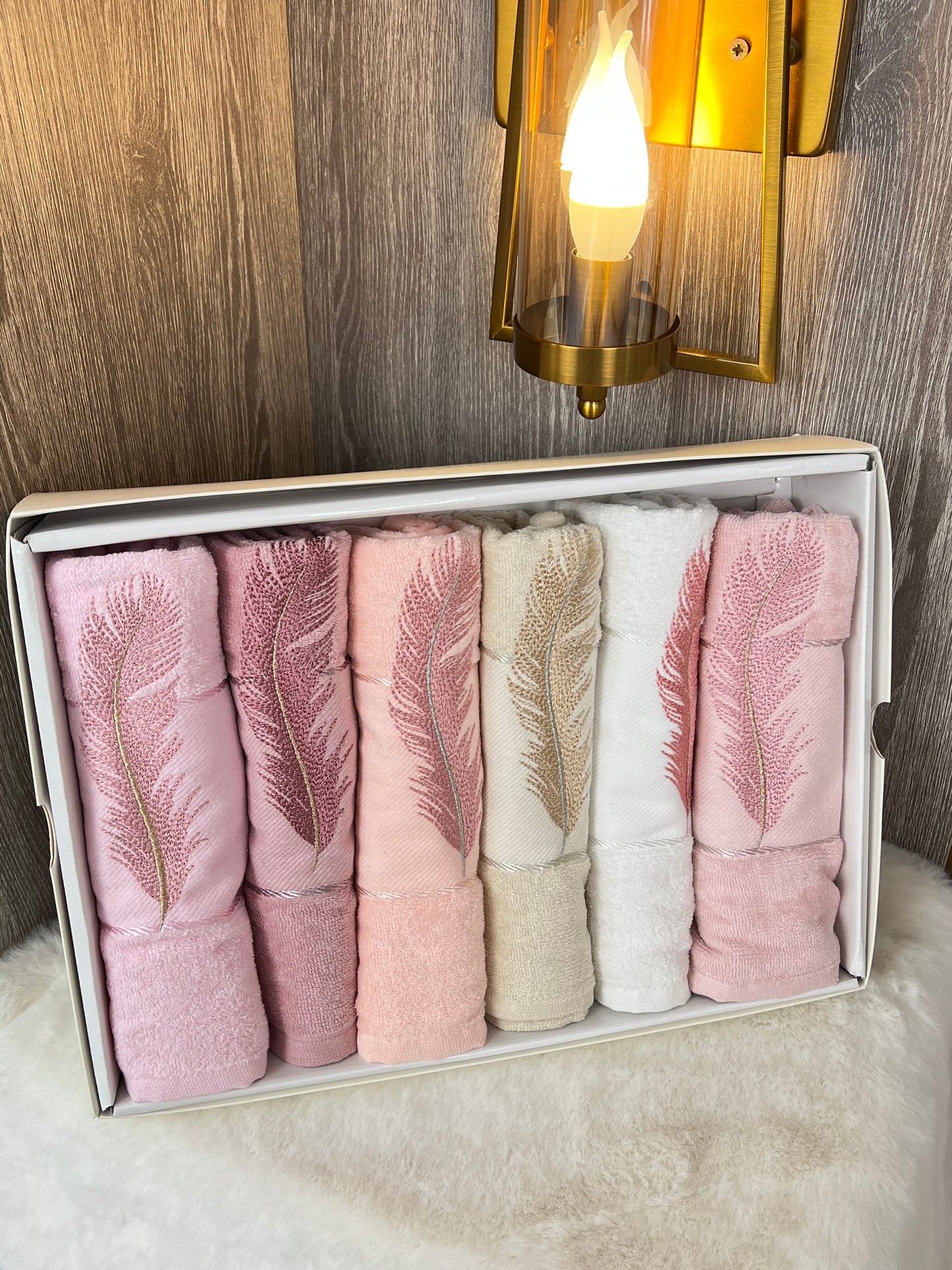 Serviette plume