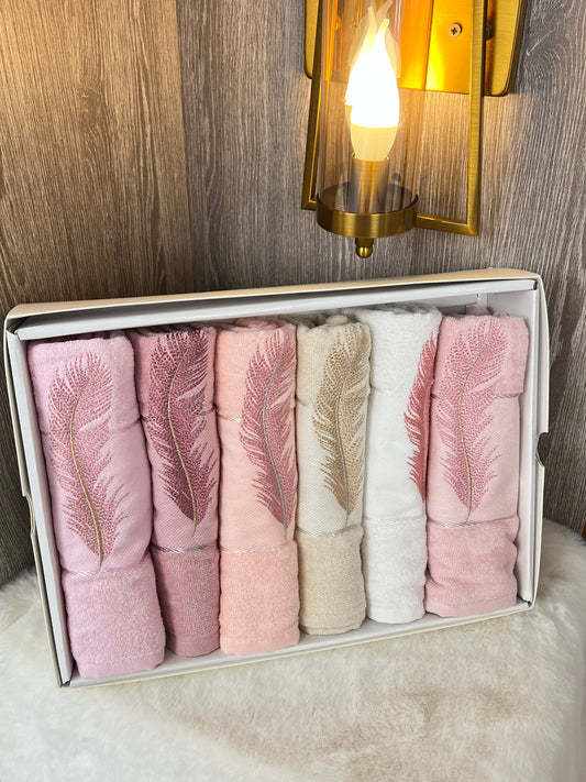 Serviette plume