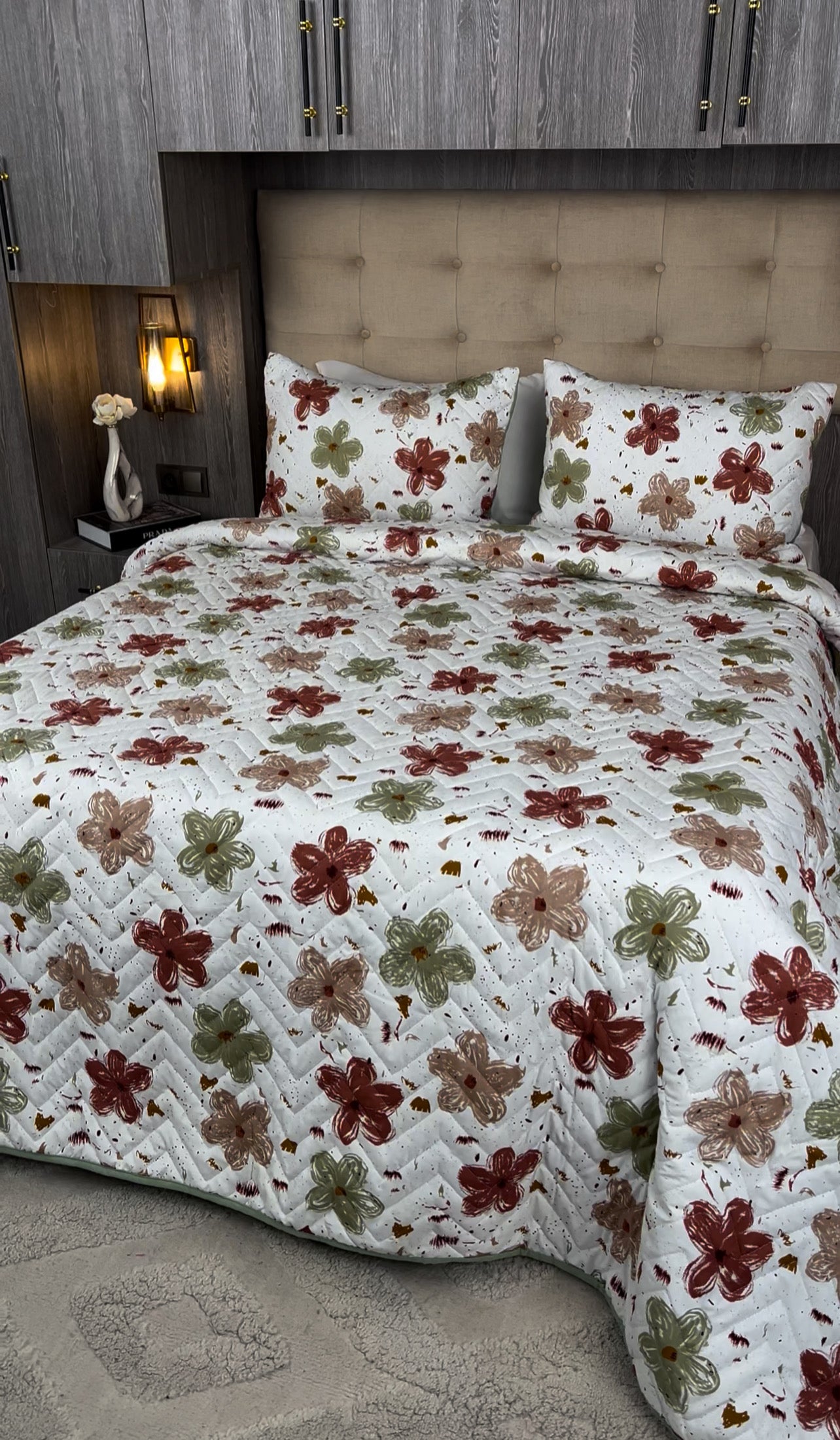 Couvre lit matelassé