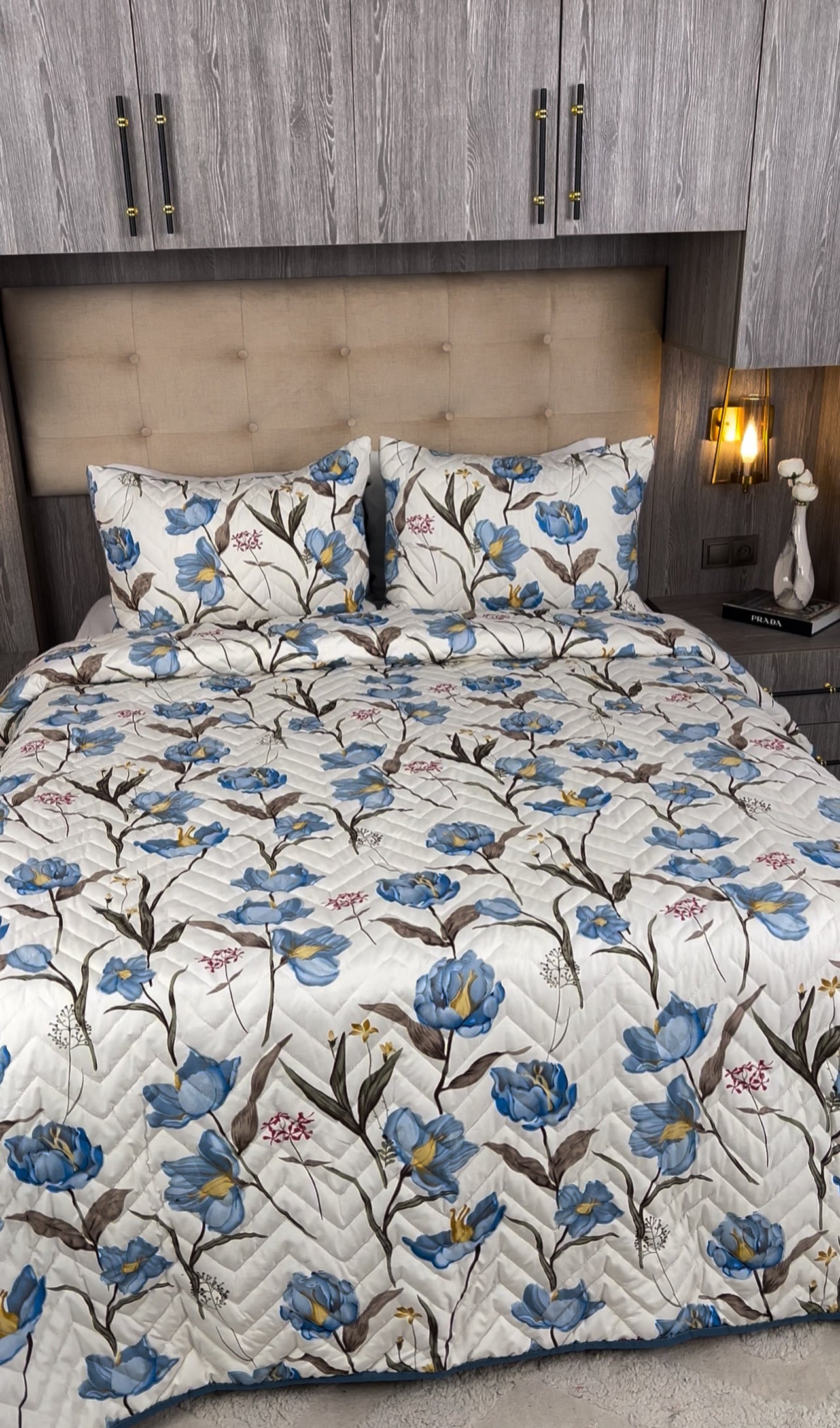 Couvre lit matelassé