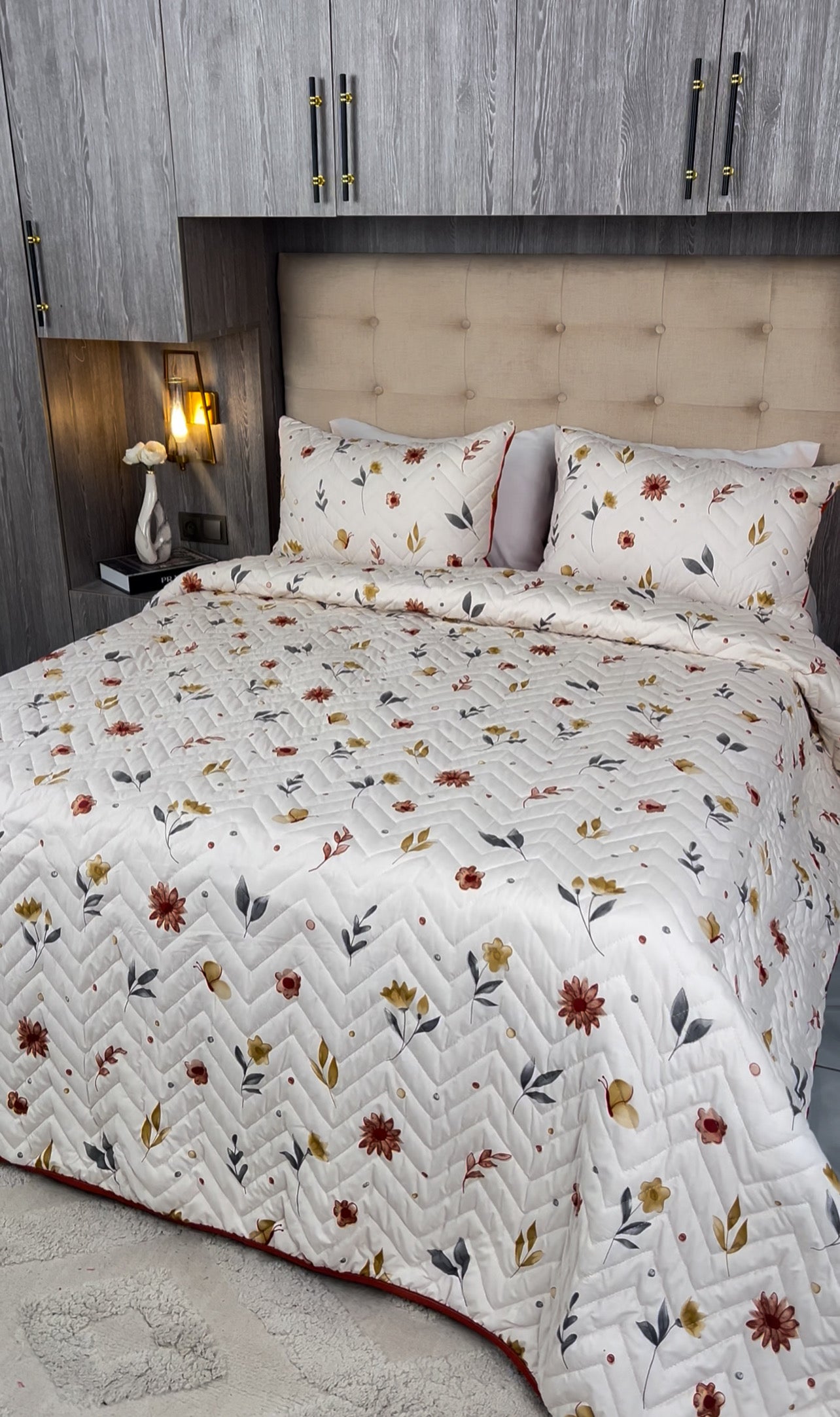 Couvre lit matelassé