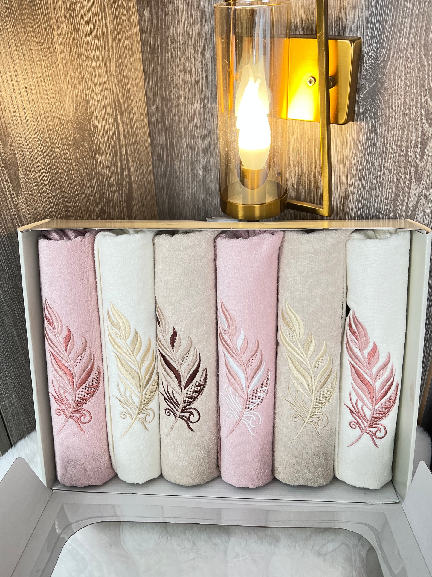 Serviette plume