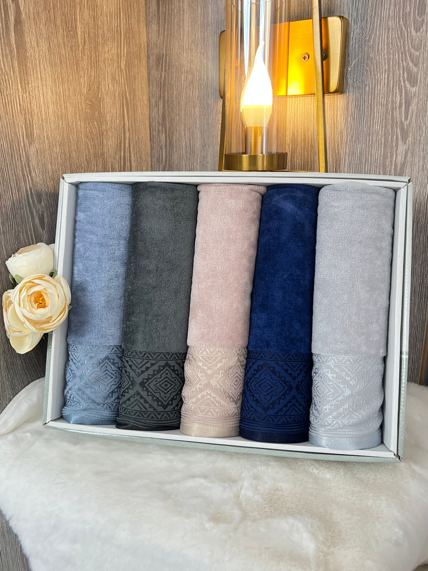 Serviette homme rosy